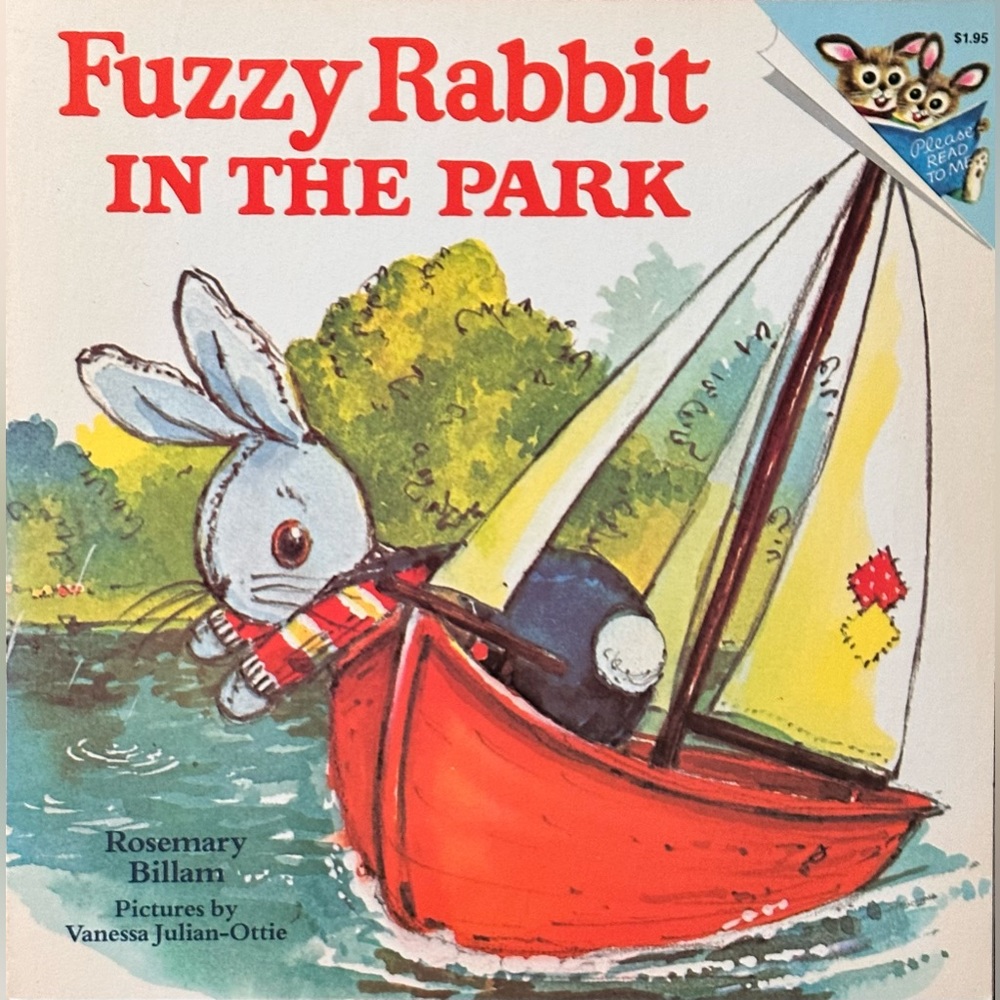 Fuzzy Rabbit in the Park by Rosemary Billam
